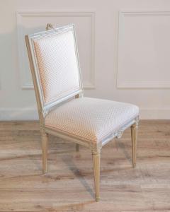 Set of Six Gustavian Chairs by Jacob Malmsten Stockholm circa 1780 - 4481088