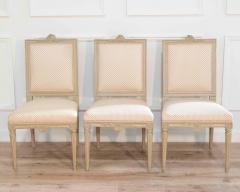 Set of Six Gustavian Chairs by Jacob Malmsten Stockholm circa 1780 - 4481115