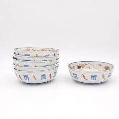 Set of Six Imari Bowls Japan circa 1900  - 3346730
