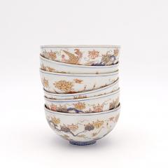 Set of Six Imari Noodle Bowls Japan circa 1900 - 3320869