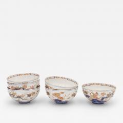 Set of Six Imari Noodle Bowls Japan circa 1900 - 3323192