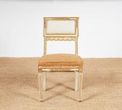 Set of Six Italian Neoclassical Dining Chairs - 4115259