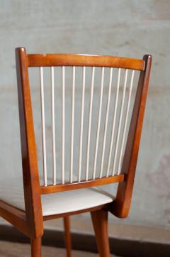 Set of Six Lacquered Wooden Chairs 1950s - 4642724