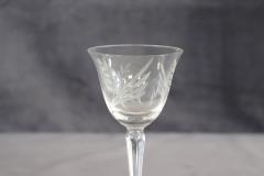Set of Six Liqueur Crystal Glasses with Refined Decoration - 3525077