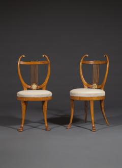 Set of Six Lyre Back Chairs - 1932235