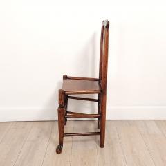 Set of Six Oak Lancashire English Chairs 19th century or earlier - 3972247