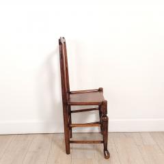 Set of Six Oak Lancashire English Chairs 19th century or earlier - 3972250