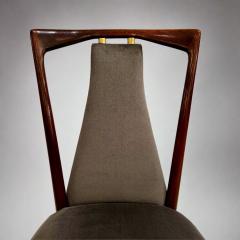 Set of Six Osvaldo Borsani Dining Chairs Italy 1949 - 4441523