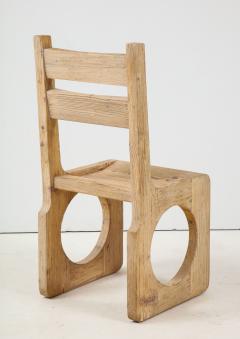 Set of Six Sandblasted Oak Chairs - 1552095