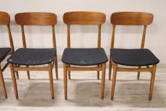 Set of Six Scandinavian Design Dining Chairs 1960s - 3394124