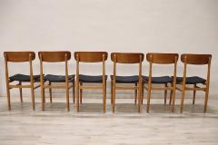 Set of Six Scandinavian Design Dining Chairs 1960s - 3394125