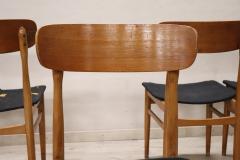 Set of Six Scandinavian Design Dining Chairs 1960s - 3394127