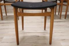 Set of Six Scandinavian Design Dining Chairs 1960s - 3394128