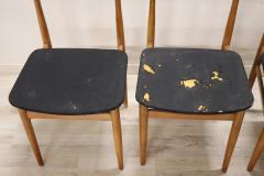 Set of Six Scandinavian Design Dining Chairs 1960s - 3394129