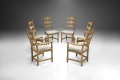 Set of Six Scandinavian Oak Dining Chairs Scandinavia ca 1950s - 1903392