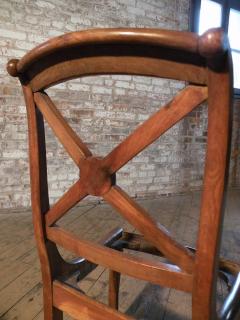 Set of Six Small 19th century Charles X Side Chairs - 4359540