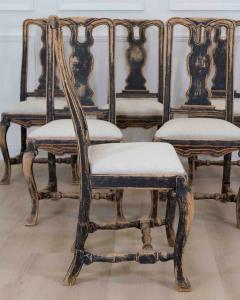 Set of Six Swedish Baroque Chairs Circa 1750 - 4722887