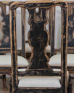 Set of Six Swedish Baroque Chairs Circa 1750 - 4722906