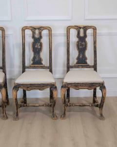 Set of Six Swedish Baroque Chairs Circa 1750 - 4722945