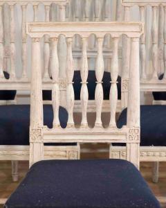Set of Six Swedish Gustavian Chairs circa 1820 - 4481112