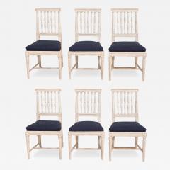 Set of Six Swedish Gustavian Chairs circa 1820 - 4483675