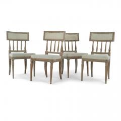 Set of Six Swedish Painted Dining Chairs - 2730625