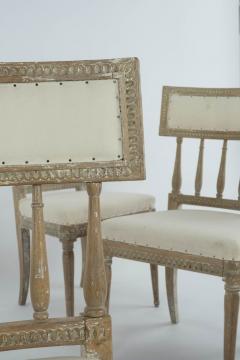 Set of Six Swedish Painted Dining Chairs - 2730626