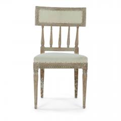 Set of Six Swedish Painted Dining Chairs - 2730627