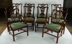 Set of Ten 18th Century Mahogany Dining Chairs - 3532023