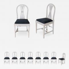 Set of Ten 18th Century Swedish Dining Chairs - 3947970