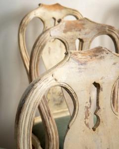 Set of Ten 18th Century Swedish Rococo Dining Chairs - 4822296