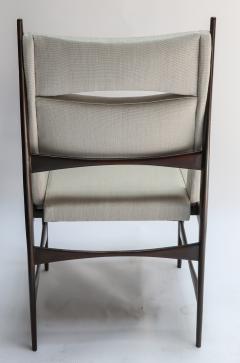 Set of Ten 1960s Brazilian Dining Chairs in Beige Linen - 983093