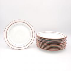 Set of Ten 19th Century German Dinner Plates - 3537969