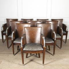 Set of Ten Art Deco Style Armchairs - 3606285