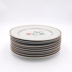 Set of Ten Cabinet Plates France circa 1960 - 2670273