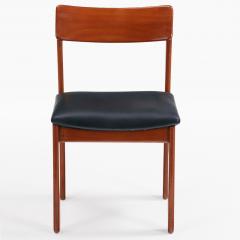Set of Ten Danish Style Mahogany Dining Chairs C 1955  - 4527980