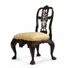 Set of Ten English Chippendale Mahogany Ribbon Chair - 1418153