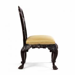 Set of Ten English Chippendale Mahogany Ribbon Chair - 1418156