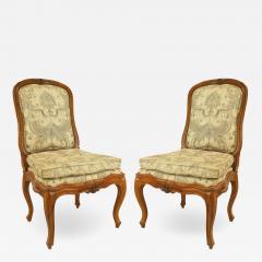 Set of Ten French Louis XV Walnut Side Chairs - 1421170