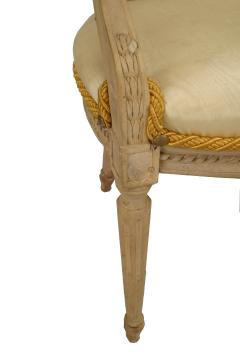 Set of Ten French Louis XVI Stripped Bleach Dining Chairs - 1419028