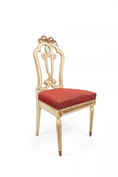 Set of Ten Italian Venetian Painted Side Chairs - 1419141