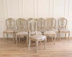 Set of Ten Louis XV Louis XVI Transition Style Chairs France 20th Century - 4481008