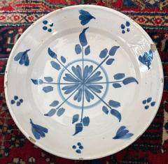 Set of Three 18th c Delft Pinwheel Shallow Bowls - 4389657
