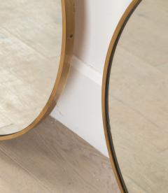 Set of Three 20th Century Italian Brass Mirrors - 4081008