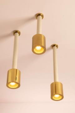 Set of Three Ceiling Spotlights Italian Manufacture late 1950s - 4522737