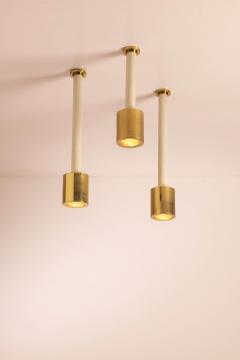 Set of Three Ceiling Spotlights Italian Manufacture late 1950s - 4522749