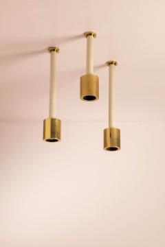 Set of Three Ceiling Spotlights Italian Manufacture late 1950s - 4522752