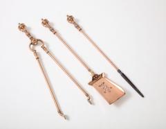 Set of Three Copper Fire Tools - 3209283