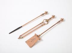 Set of Three Copper Fire Tools - 3209284
