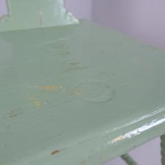 Set of Three Folk Tyrolean Style Chairs in Mind Green Finland c Early 1900s - 4398761